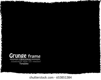Grunge Frame. Vector Illustration.