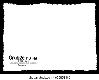 Grunge Frame. Vector Illustration.