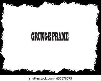 Grunge Frame. Vector Illustration.
