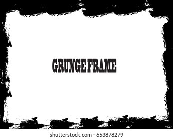 Grunge Frame. Vector Illustration.