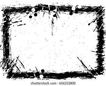 Grunge Frame. Vector Illustration.