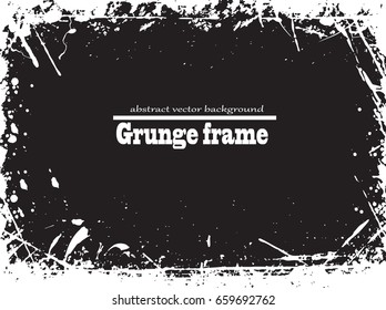 Grunge Frame. Vector Illustration.