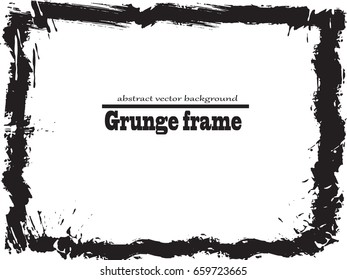Grunge Frame. Vector Illustration.
