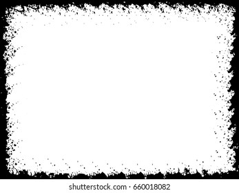 Grunge Frame. Vector Illustration.