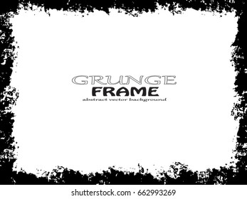 Grunge Frame. Vector Illustration.