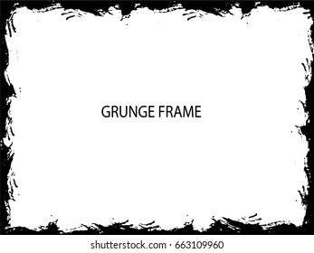 Grunge Frame. Vector Illustration.