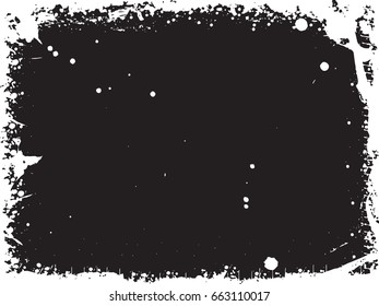 Grunge Frame. Vector Illustration.