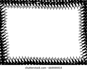 Grunge Frame. Vector Illustration.
