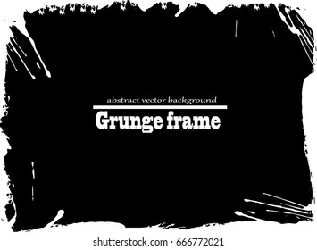 Grunge Frame. Vector Illustration.
