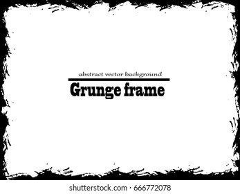 Grunge Frame. Vector Illustration.