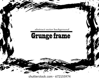 Grunge Frame. Vector Illustration.