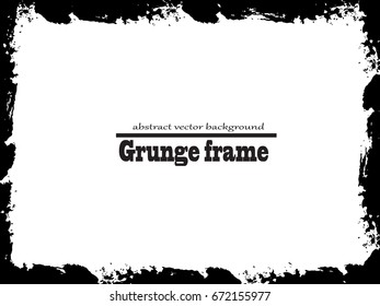 Grunge Frame. Vector Illustration.
