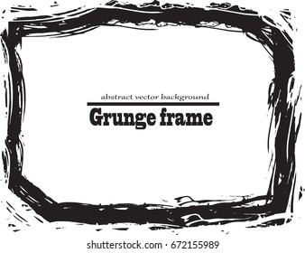 Grunge Frame. Vector Illustration.