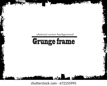 Grunge Frame. Vector Illustration.