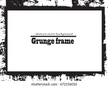 Grunge Frame. Vector Illustration.