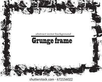 Grunge Frame. Vector Illustration.