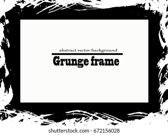 Grunge Frame. Vector Illustration.