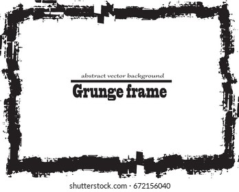 Grunge Frame. Vector Illustration.