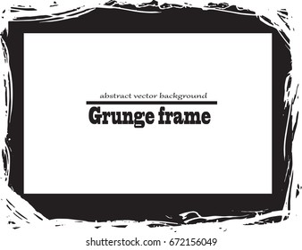 Grunge Frame. Vector Illustration.