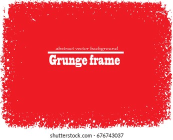 Grunge Frame. Vector Illustration.