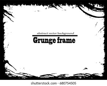 Grunge Frame. Vector Illustration.