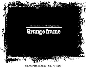 Grunge Frame. Vector Illustration.