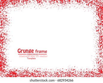 Grunge Frame. Vector Illustration.