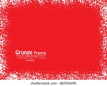 Grunge Frame. Vector Illustration.