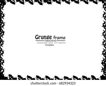 Grunge Frame. Vector Illustration.