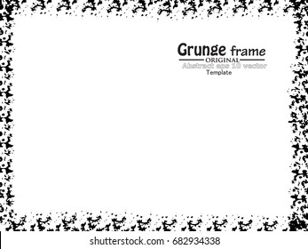 Grunge Frame. Vector Illustration.