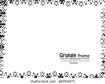 Grunge Frame. Vector Illustration.