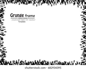 Grunge Frame. Vector Illustration.