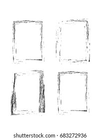 grunge frame vector illustration