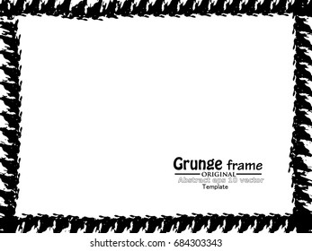 Grunge Frame. Vector Illustration.

