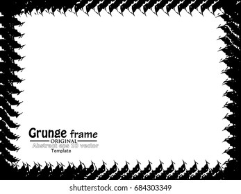 Grunge Frame. Vector Illustration.
