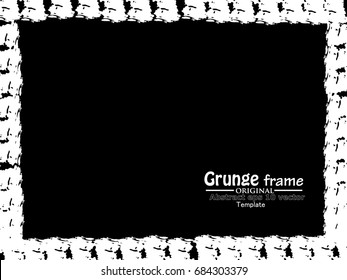 Grunge Frame. Vector Illustration.
