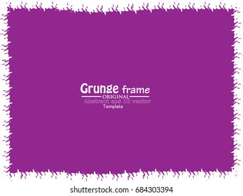 Grunge Frame. Vector Illustration.
