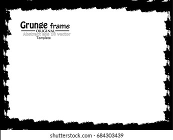Grunge Frame. Vector Illustration.
