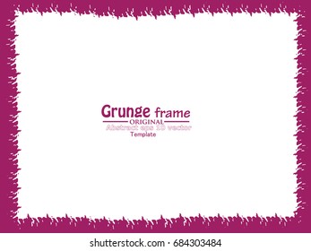 Grunge Frame. Vector Illustration.
