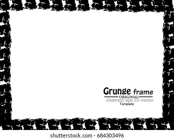Grunge Frame. Vector Illustration.
