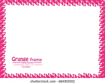 Grunge Frame. Vector Illustration.
