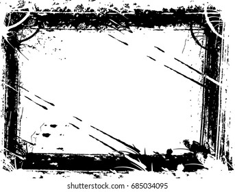 Grunge Frame. Vector Illustration.