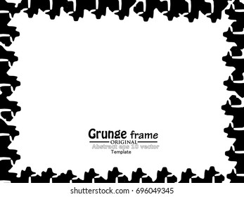 Grunge Frame. Vector Illustration.