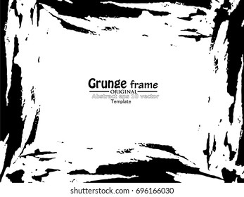 Grunge Frame. Vector Illustration.
