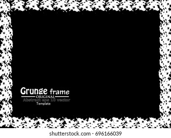 Grunge Frame. Vector Illustration.
