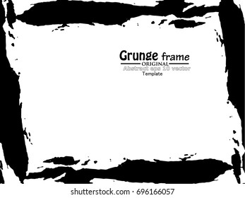 Grunge Frame. Vector Illustration.
