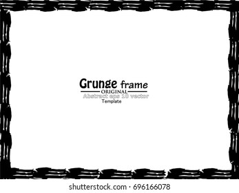 Grunge Frame. Vector Illustration.
