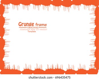 Grunge Frame. Vector Illustration.
