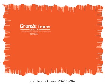 Grunge Frame. Vector Illustration.
