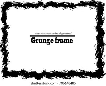 Grunge Frame. Vector Illustration.
